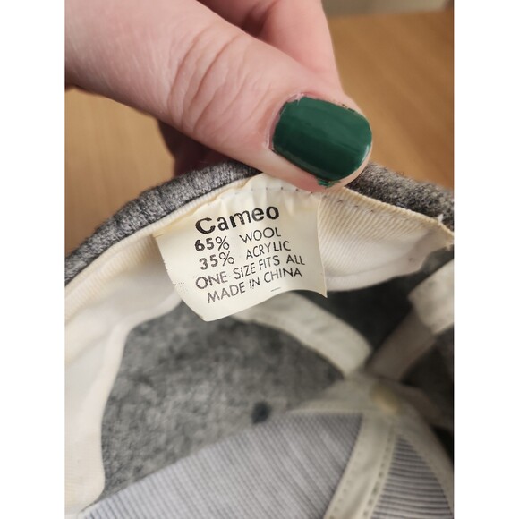 Mercedes Benz Gray & Black Wool-Blend Adjustable Hat Cap - Picture 5 of 6